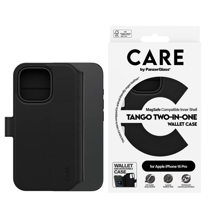 CARE Flipcover Tango Two-in-One (iPhone 16 Pro, Transparent)