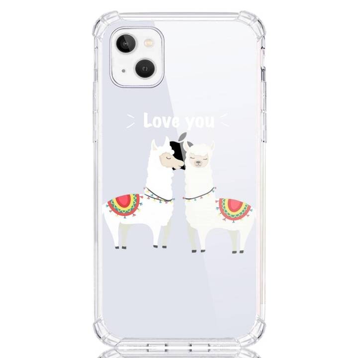 EG Backcover (iPhone 15 Plus, Alpaca, Transparente)