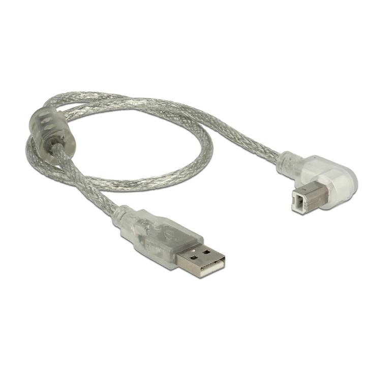 DELOCK USB-Kabel (USB 2.0 Typ-A, USB 2.0 Typ-B, 0.5 m)