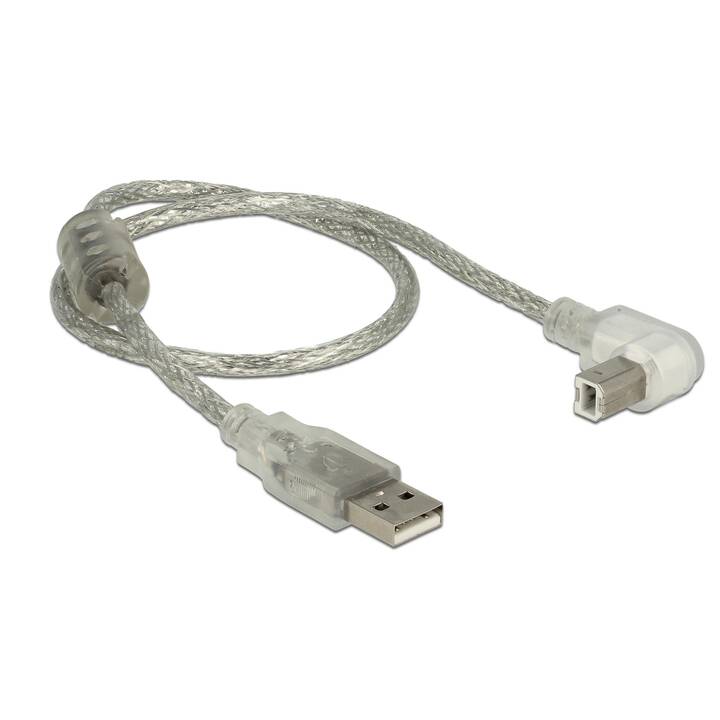 DELOCK Câble USB (USB 2.0 de type A, USB 2.0 de type B, 0.5 m)