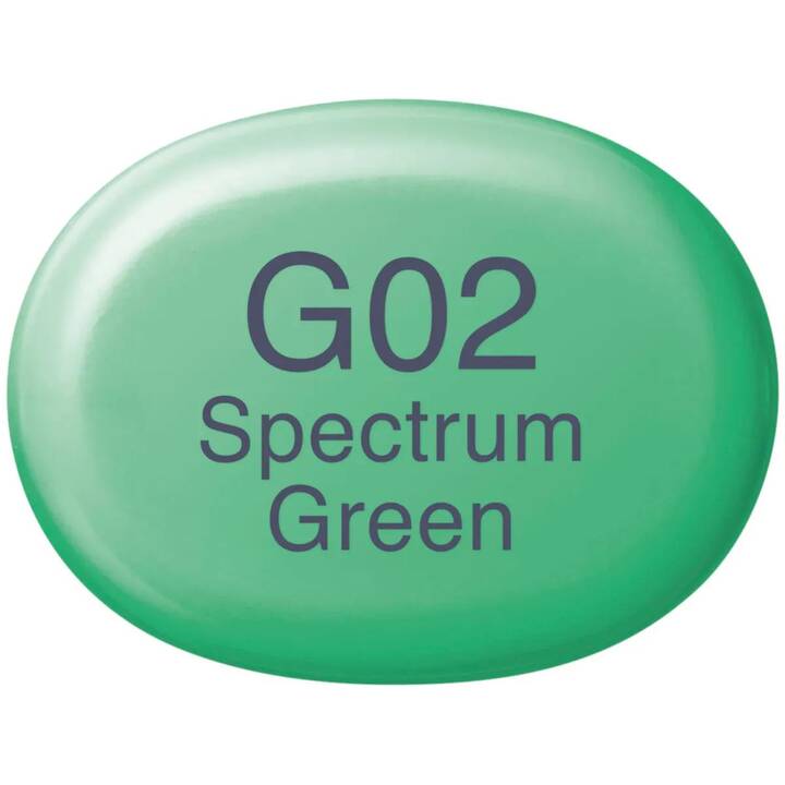 COPIC Marqueur de graphique Sketch G02 Spectrum Green (Vert, 1 pièce)
