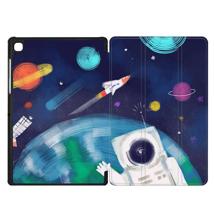 EG coque pour Samsung Galaxy Tab A7 Lite 8.7" (2021) - bleu - planète