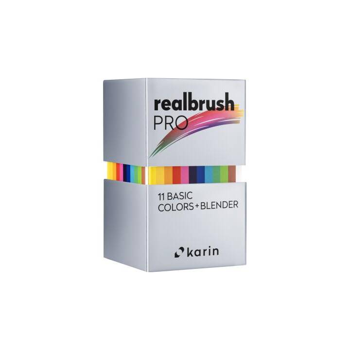 KARIN Marqueur créatif Real Pen Pro (Coloris assortis, 12 pièce)