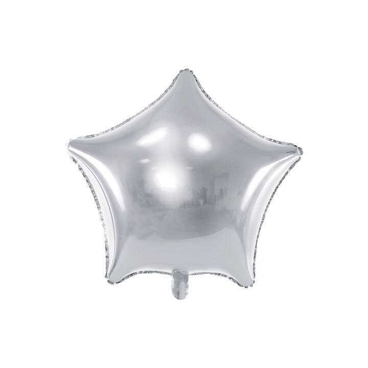 PARTYDECO Folienballon Star (48 cm, 1 Stück)