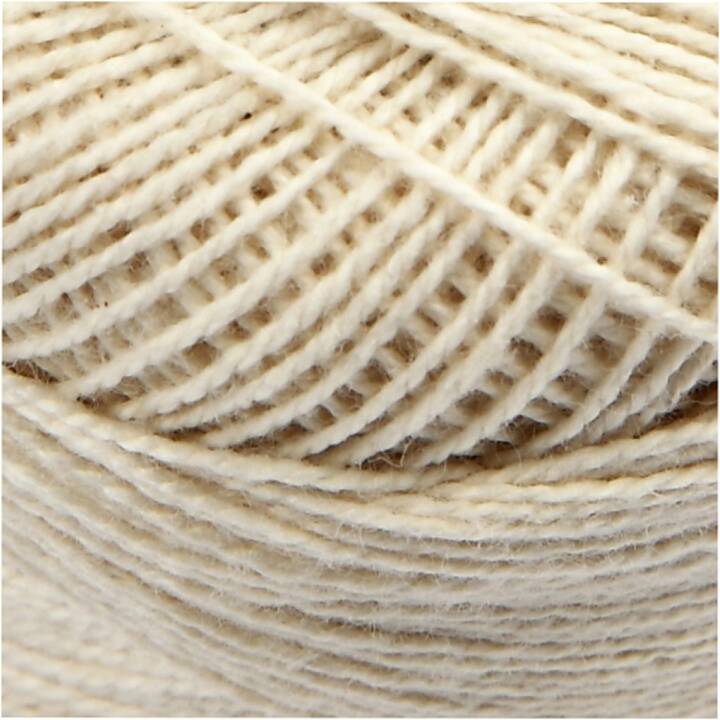 CREATIV COMPANY Wolle (20 g, Beige, Weiss)