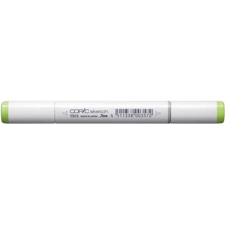 COPIC Marqueur de graphique Sketch YG13 Chartreuse (Vert, 1 pièce)