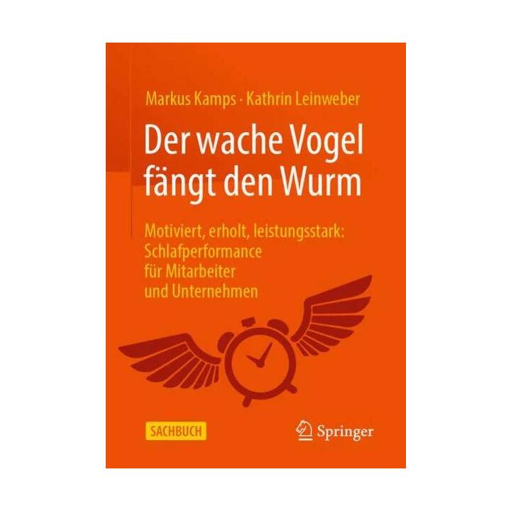 Der wache Vogel fängt den Wurm