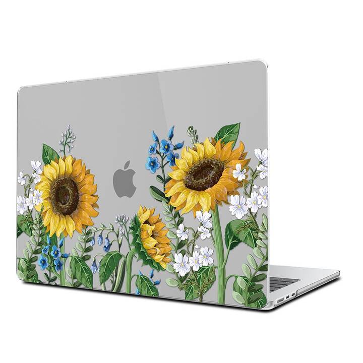 EG Coque rigide (Macbook Air 15" M2 2023, Fleurs, Vert)