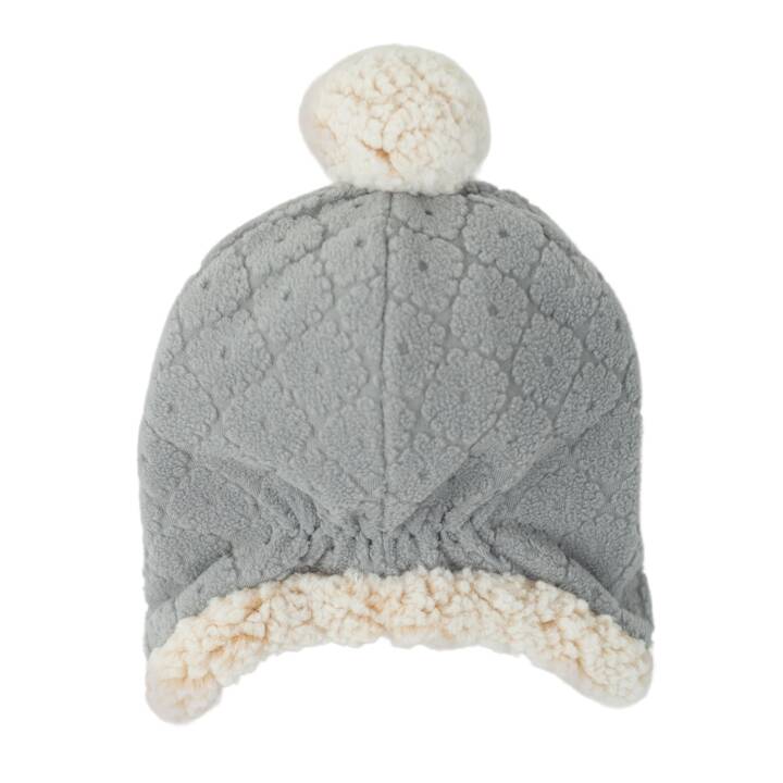 LODGER Bonnet de bébé Folklore (43-47, Gris, Blanc)