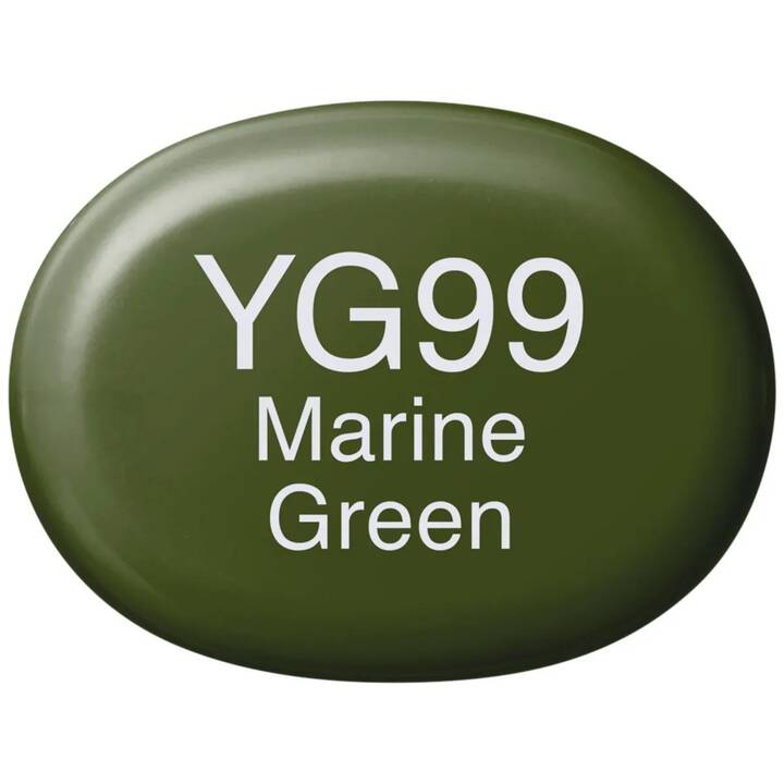 COPIC Marqueur de graphique Sketch YG99 Marine Green (Vert, 1 pièce)