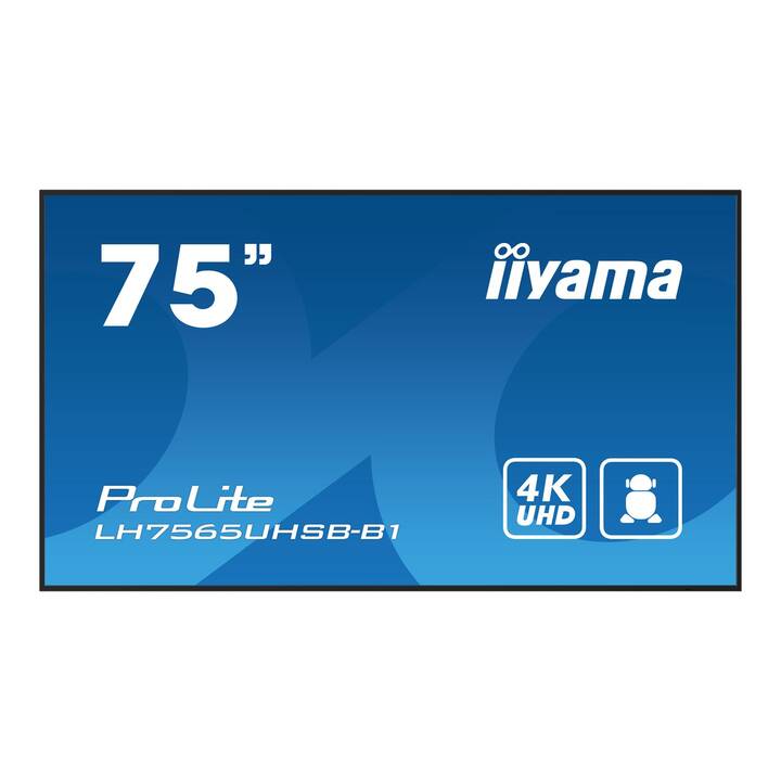 IIYAMA ProLite LH7565UHSB-B1 (74.5", 3840 x 2160)