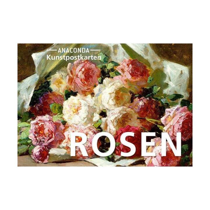 ANACONDA VERLAG Postkarte Roses (Universal, Mehrfarbig)