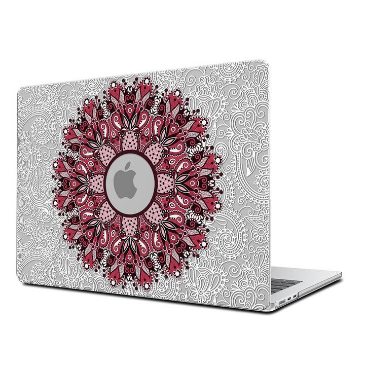 EG Hardcase (MacBook Air 13" M3 2024, Mandala, Rosso)