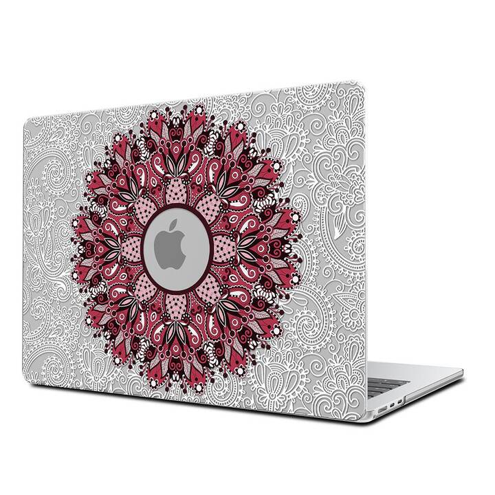 EG Hardcase (MacBook Air 13" M3 2024, Mandala, Rot)