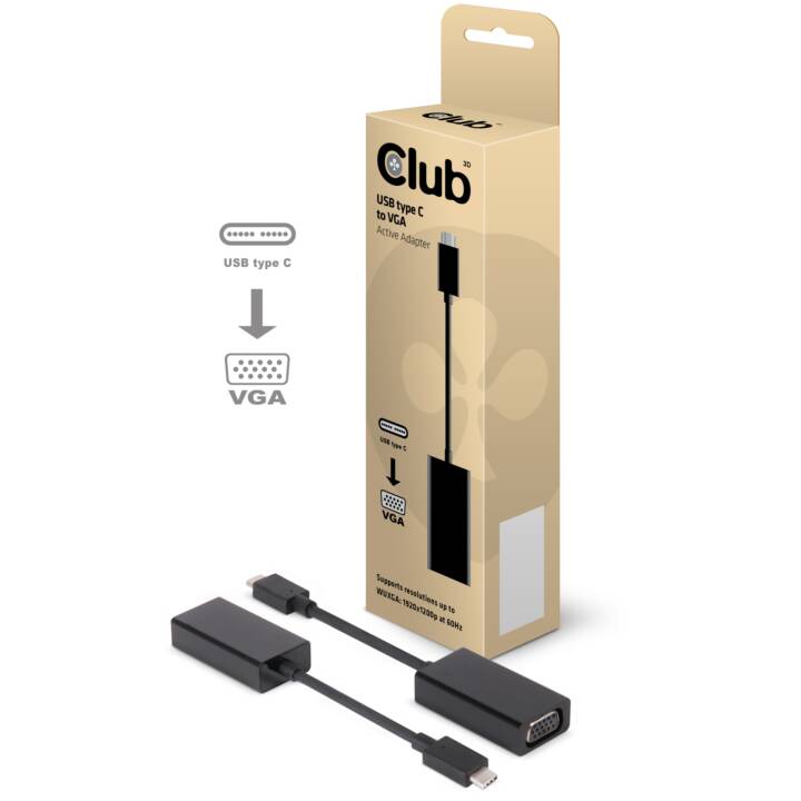 CLUB 3D Adaptateur vidéo (USB Type-C)