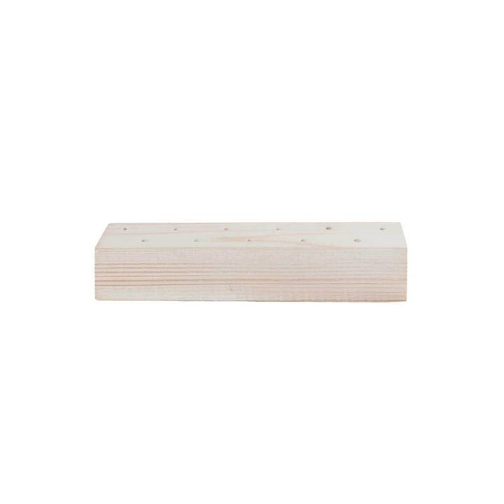 RICO DESIGN Morceaux de bois décoratifs (Blanc)