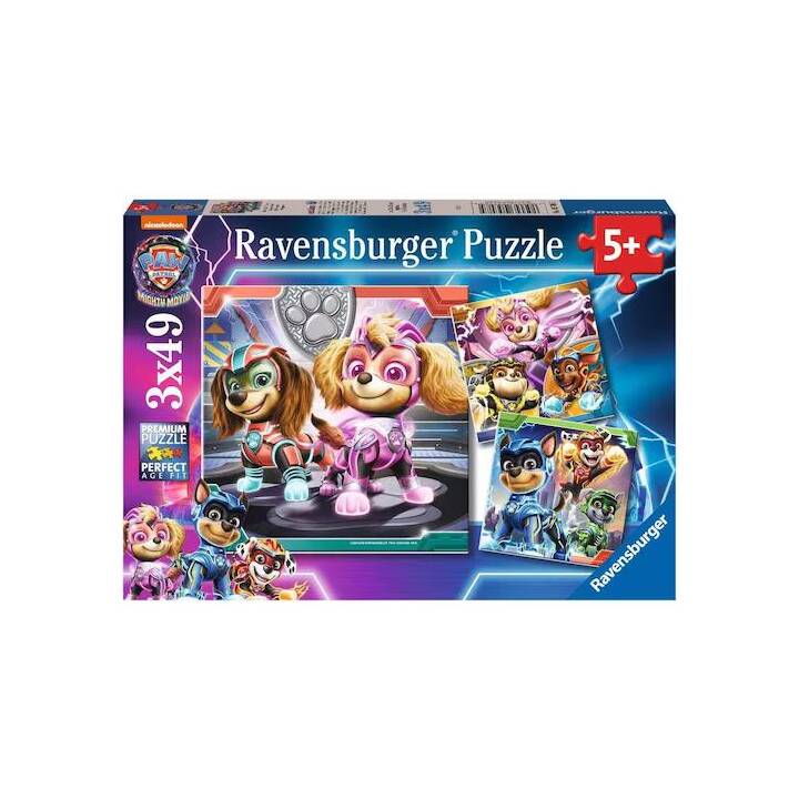 RAVENSBURGER Paw Patrol Vie quotidienne Puzzle (3 x 49 pièce)