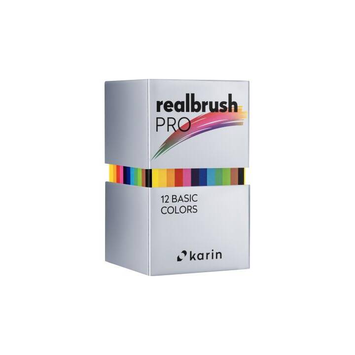 KARIN Marcatore creativo Real Brush Pro 31C (Colori assortiti, 12 pezzo)