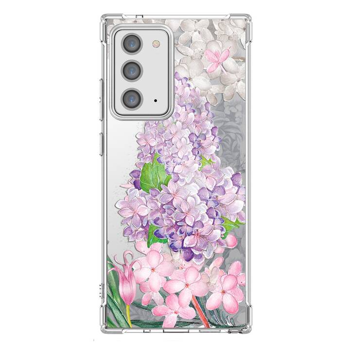 EG Backcover (Galaxy Note 20, Fleurs, Transparent)