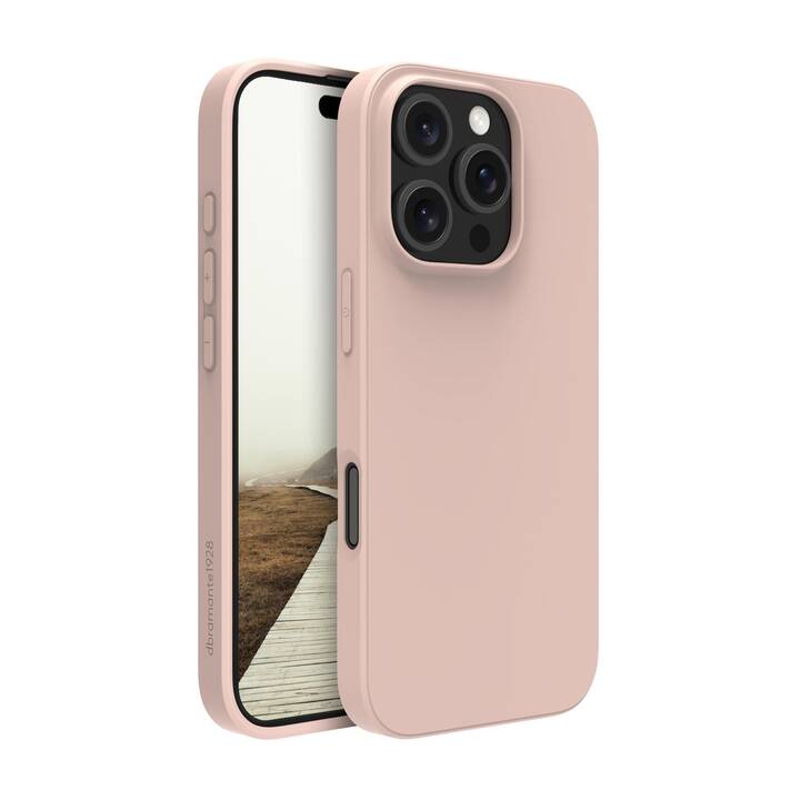 DBRAMANTE1928 Backcover (iPhone 16 Pro, Rosa sabbia)