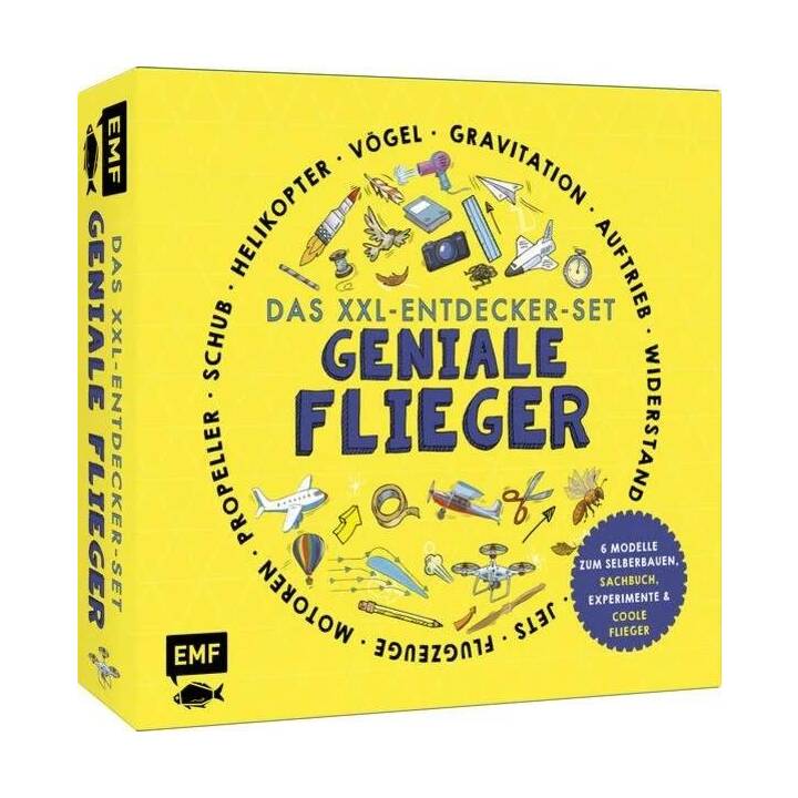 EDITION MICHAEL FISCHER Das XXL-Entdecker-Set - Geniale Fliege Papierbasteln (Falten)