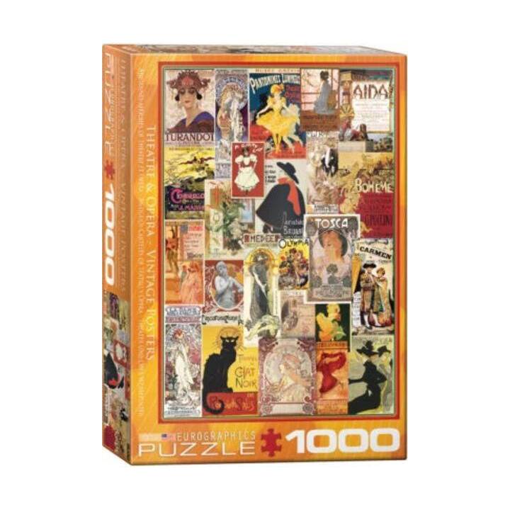 EUROGRAPHICS Theater & Opera Vintage Art Puzzle (1000 Stück)