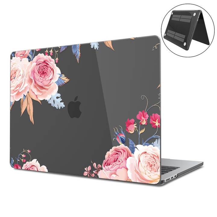 EG Hardcase (Macbook Air 15" M3 2024, Blumen, Transparent)