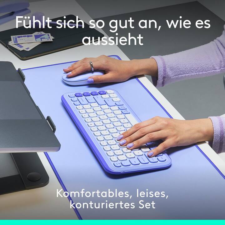 LOGITECH Pop Icon Combo (Bluetooth, Schweiz, Kabellos)