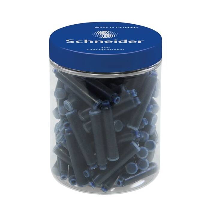 SCHNEIDER Tintenpatrone (Blau, 100 Stück)