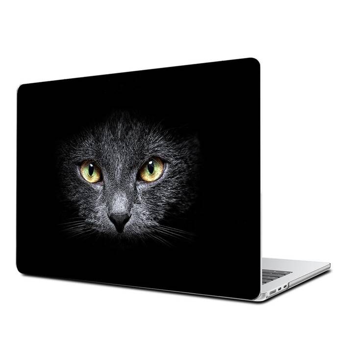 EG Coque rigide (MacBook Air 13" M2 2022, Chats, Noir)
