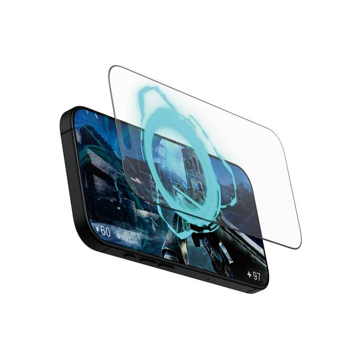 PANZERGLASS Displayschutzfolie Gaming Ultra-Wide Fit (iPhone 16 Pro, 1 Stück)