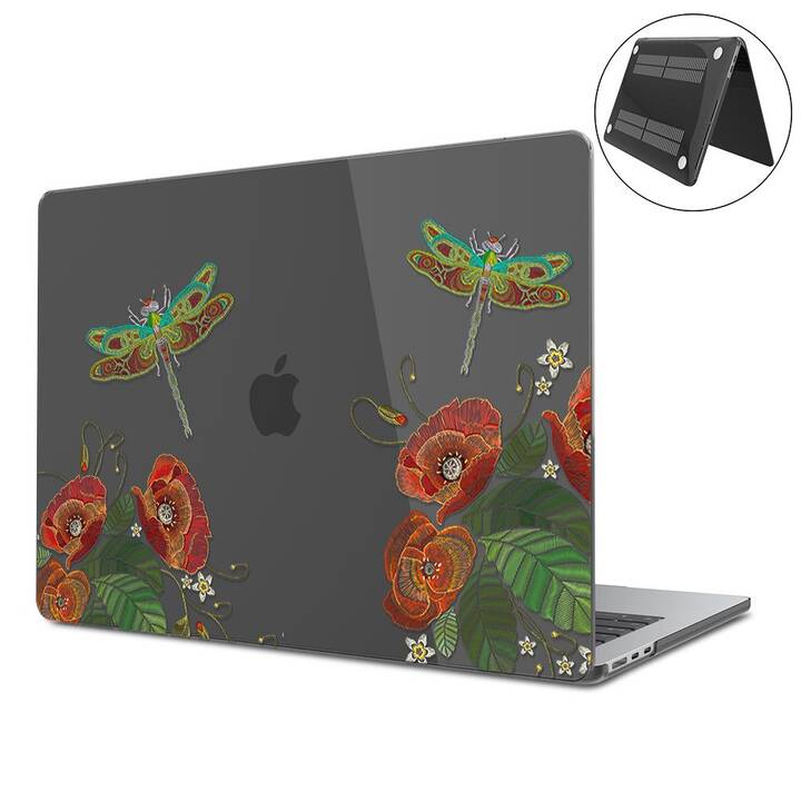 EG Coque rigide (Macbook Air 15" M3 2024, Broderie, Transparent)