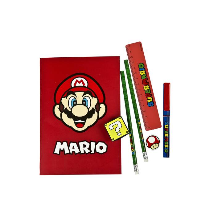 UNDERCOVER Set di note Super Mario (Verde, Rosso, Blu)