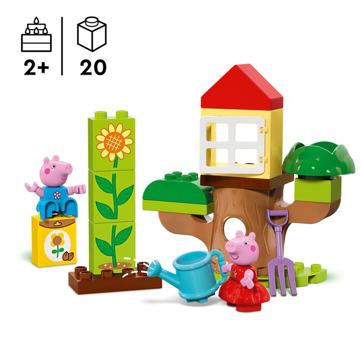 LEGO DUPLO Peppa Pig Le jardin et la cabane dans l’arbre (10431)