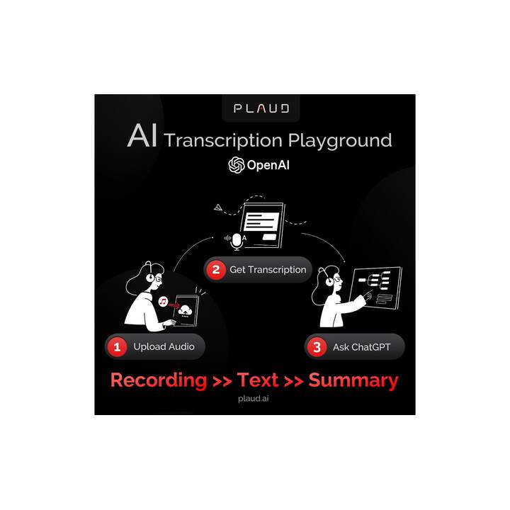 PLAUD Note AI Voice Recorder (64 GB, Argent)