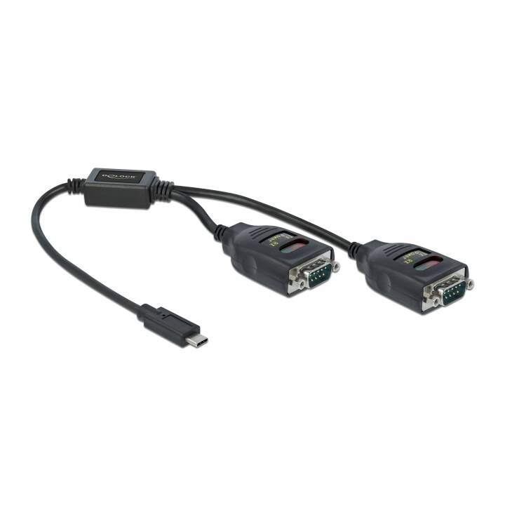 DELOCK Adaptateur (USB C, RS-232, 0.35 m)