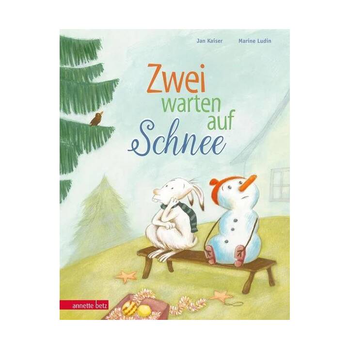 Zwei warten auf Schnee