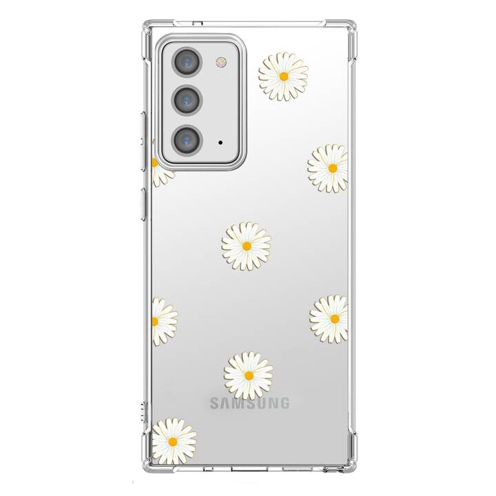 EG Backcover (Galaxy Note 20, Blumen, Transparent)