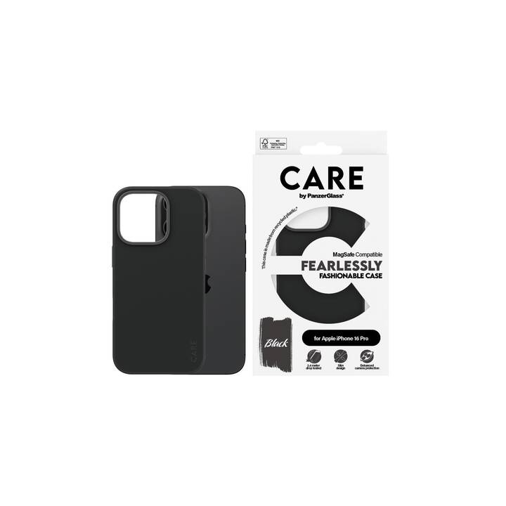 CARE Backcover MagSafe Fashion (iPhone 16 Pro, Transparent, Noir)