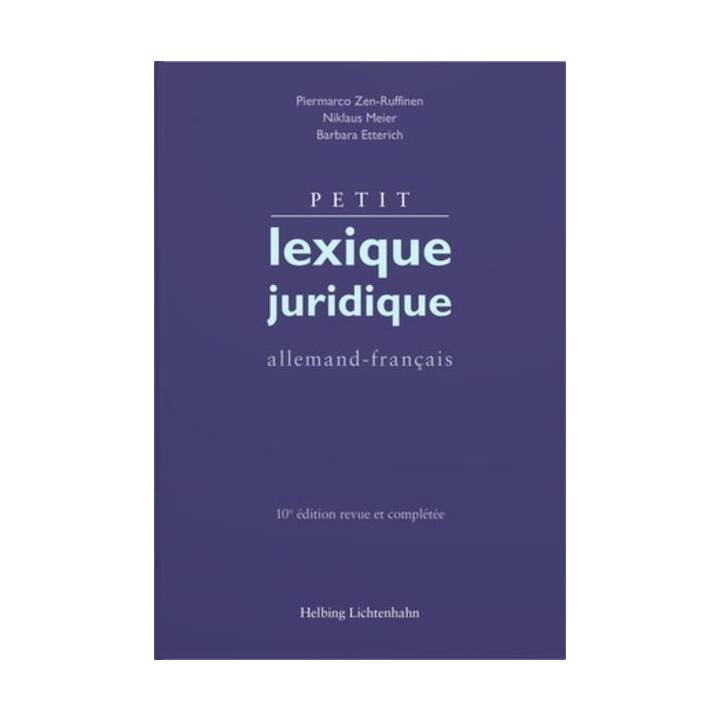 Petit lexique juridique