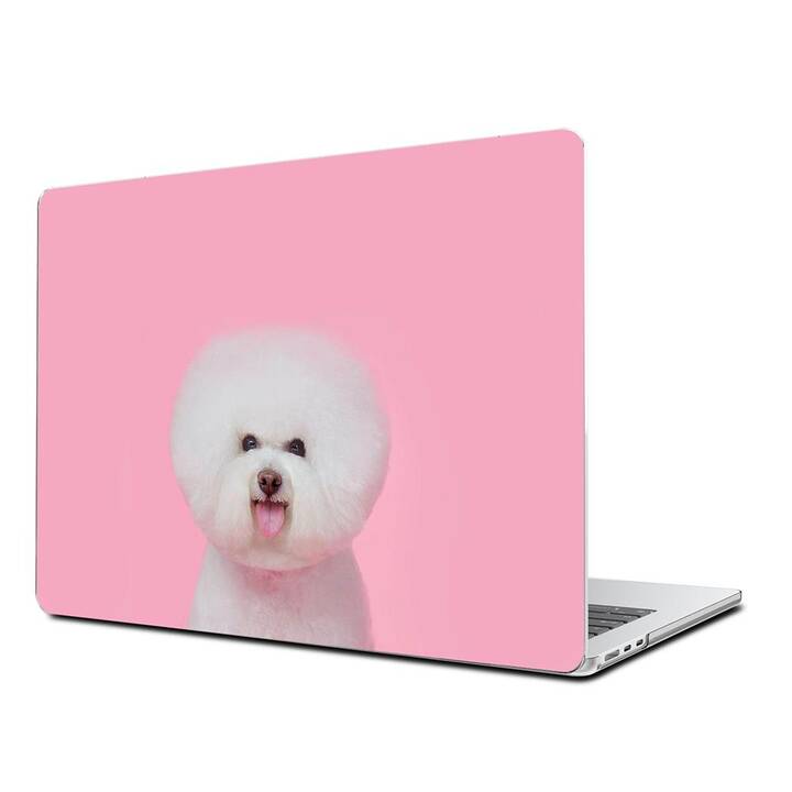 EG Coque rigide (MacBook Air 13" M2 2022, Chiens, Rose)