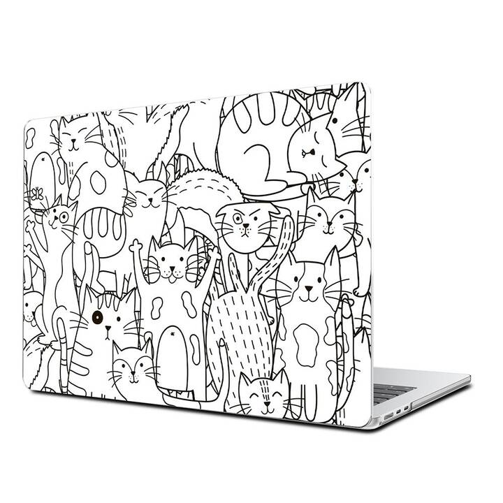 EG Coque rigide (Macbook Air 15" M2 2023, Art, Blanc)