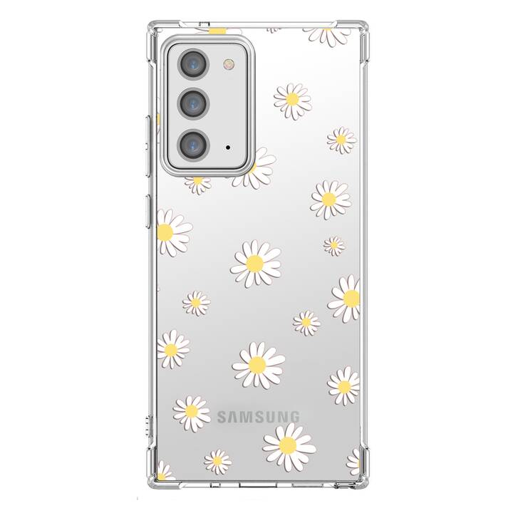 EG Backcover (Galaxy Note 20 Ultra, Blumen, Transparent)