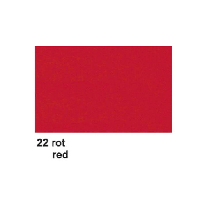 URSUS Transparentpapier (Rot, 25 Stück)