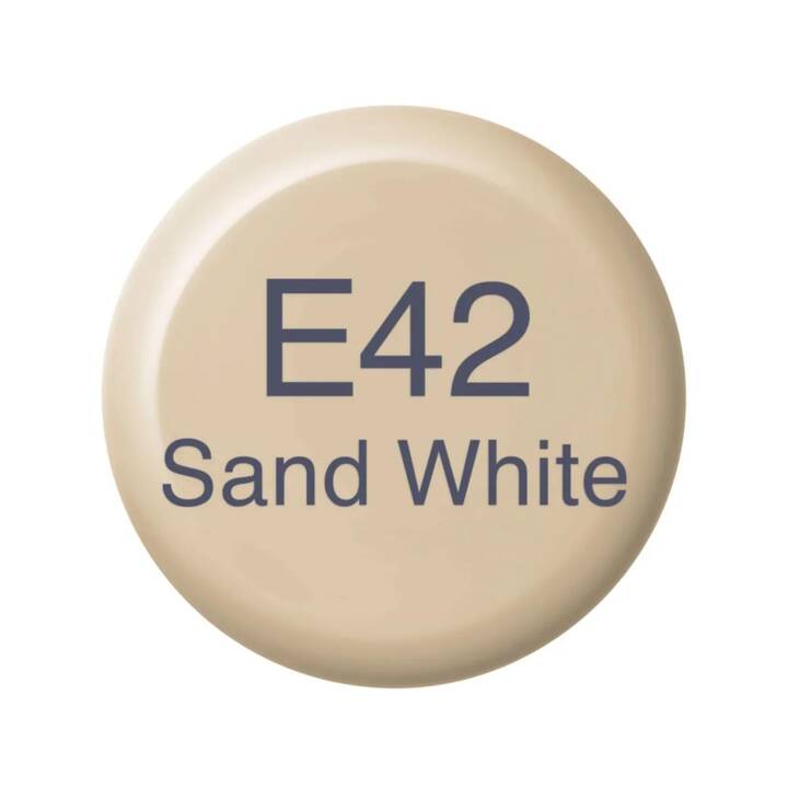 COPIC Encre E42 - Sand White (Beige, 12 ml)