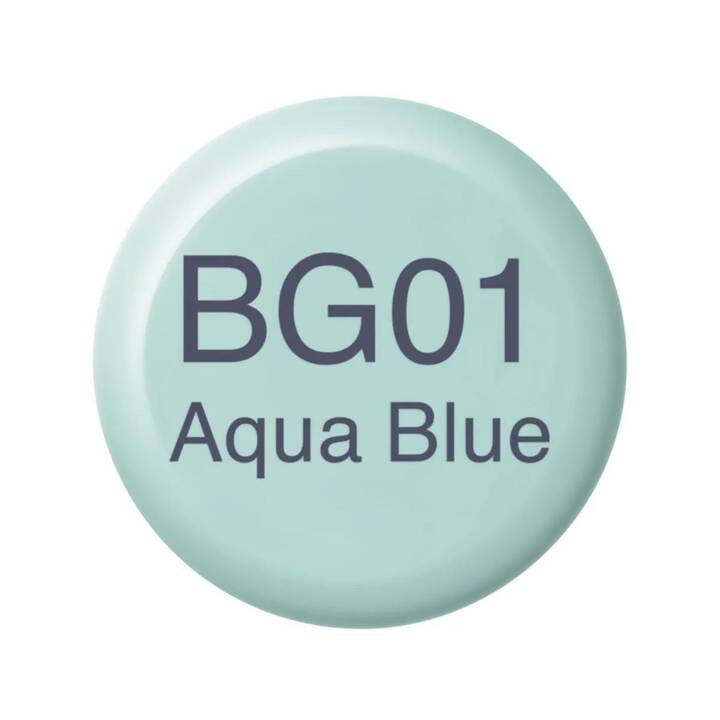 COPIC Encre BG01 - Aqua Blue (Aqua, 12 ml)