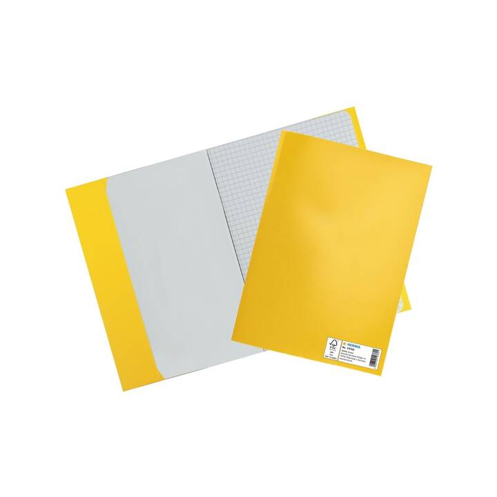 HERMA Protège-cahier (Jaune, A5, 1 pièce)