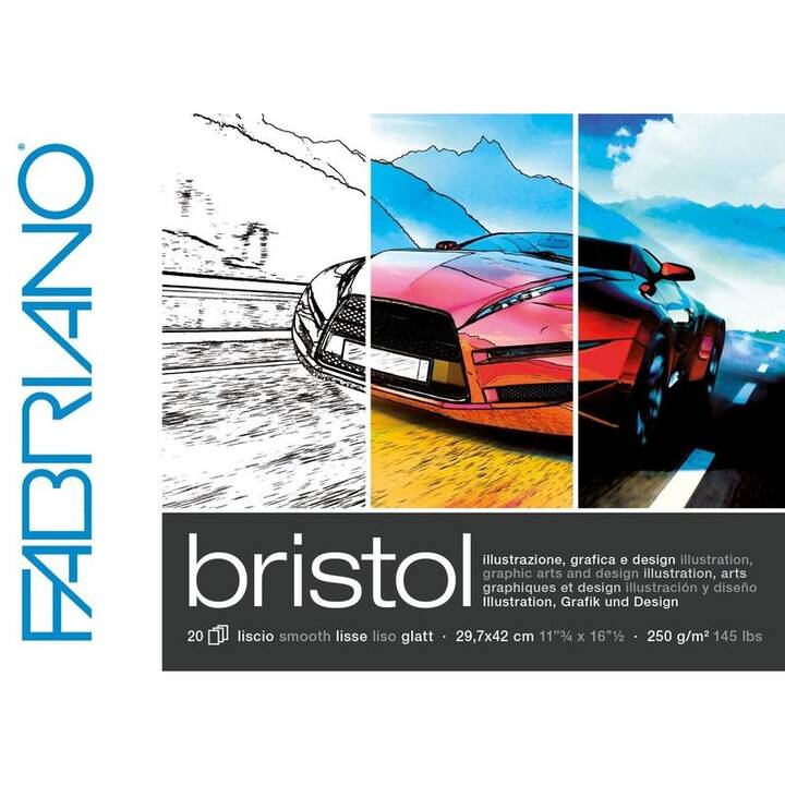 FABRIANO Papier pour peinture Bristol (A3)