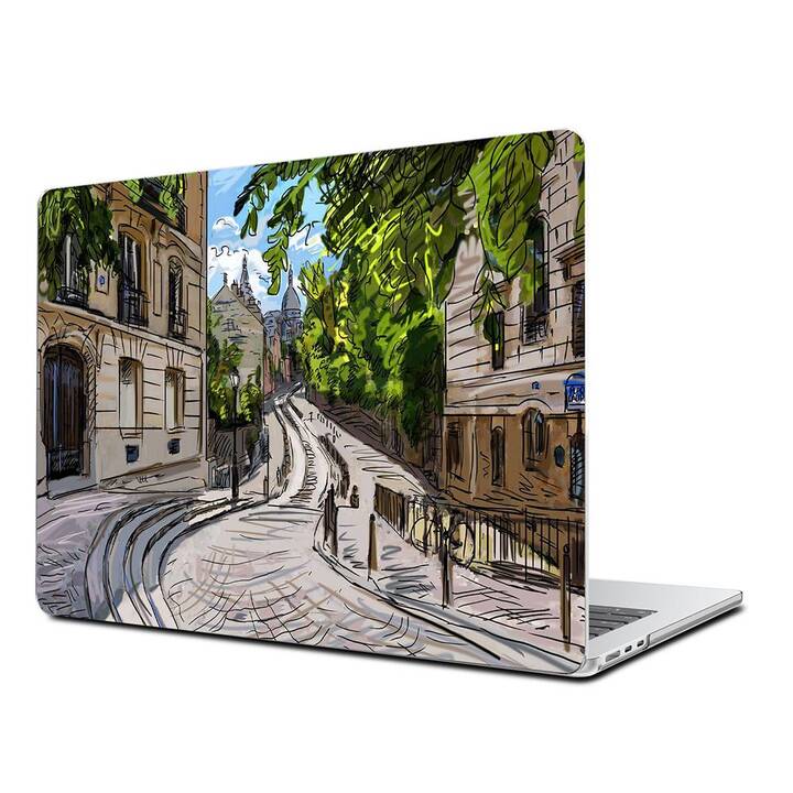 EG Coque rigide (MacBook Air 13" M2 2022, Ville, Multicolore)