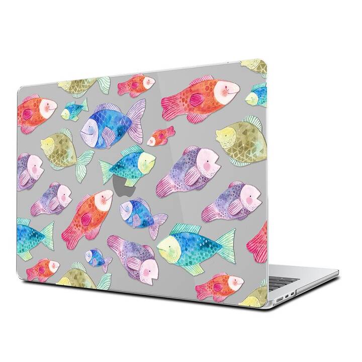 EG Coque rigide (MacBook Air 13" M2 2022, Poisson, Multicolore)